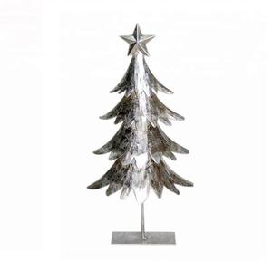 AMSON BRASS Christmas <b>Hanging</b> <b>Ornament</b> Iron Tree with Star Customizable Size Home Festival Party Decoration - Product Image 4