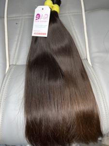 Cheveux indiens en vrac blonds de qualité supérieure 100% cheveux de donneur unique intacts à cuticule naturelle non traitée - Product Image 2