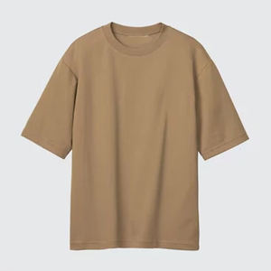 100% tissu doux t-shirts AIRism coton t-shirts surdimensionné haut de rue Premium sonnerie unisexe t-shirt pour hommes femmes - Product Image 4