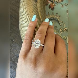 Bague en diamant de laboratoire de 3,00 carats, taille ovale, VVS2, certifiée IGI, fournisseur en gros, prix d'usine, livraison mondiale - Product Image 5