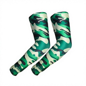 Manchon de compression unisexe en soie glacée rafraîchissante pour le sport (cyclisme, basketball, volleyball, football, course à pied, protection UV) – Vente en gros - Product Image 5