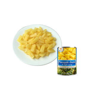 Piña en Trozos Enlatada de Primera Calidad Hecha en Vietnam, la Más Vendida, en Almíbar Espeso, Empacada en Latas de Varios Tamaños - Product Image 1