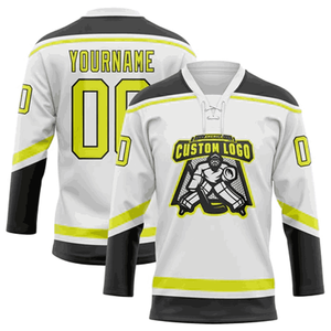 Venta caliente producto personalizado diseño personalizado su propio jersey de hockey sobre hielo precio al por mayor jersey de hockey sobre hielo con MOQ bajo - Product Image 6
