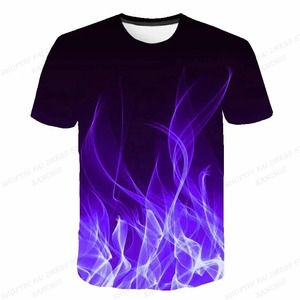 Camiseta de verano para hombre, camisetas con estampado 3D de llama verde azul, camiseta de manga corta a la moda para hombre y mujer, camisetas de Hip Hop para niños, camiseta para niño - Product Image 5
