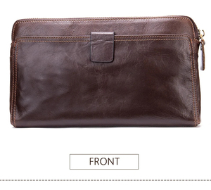 Bolso de Mano de Cuero con Cierre de Cremallera, Elegante Bolso de Mano para Mujer, para Uso Diario en Todas las Temporadas - Product Image 4