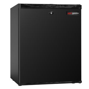 Mini Refrigerador de Bar, 402 mm, 34 L de Capacidad, 1 Puerta con Cerradura, Portátil, Fuente de Energía Eléctrica y Solar, Negro, Tipo de Enchufe para Reino Unido y Estados Unidos - Product Image 1