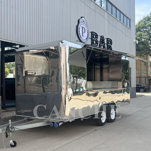 Cuisine mobile de rue sur mesure, remorque à pizza, restaurant de tacos, kiosque de restauration rapide, camion de nourriture BBQ - Product Image 3