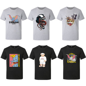 เสื้อแขนสั้นระบายอากาศได้ดีเสื้อยืด100% โพลีเอสเตอร์ทรงพลัสไซส์ออกแบบ3D ได้ตามต้องการ - Product Image 4