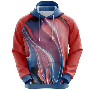 New Fashion Men's Hoodies High QualityCustom Casual Cotton/Polyester Warm Color Men's <b>Baseball</b> & Softball Sublimation Hoodies - Product Image 3