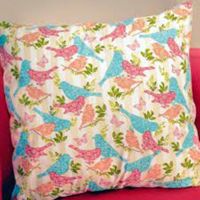 Taie d'oreiller élégante en coton personnalisée pliable et housse de coussin en toile avec motif de feuilles et d'impression taie d'oreiller décorative