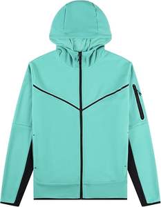 Conjuntos de ropa deportiva más vendidos, venta al por mayor, chándal para hombre, chaquetas con cremallera y chándal para correr, 100% algodón - Product Image 2