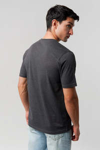 Camisetas de algodón con cuello redondo para hombre, camisetas regulares de alta calidad, camisetas ligeras de manga corta a granel, mezcla de colores personalizados - Product Image 2