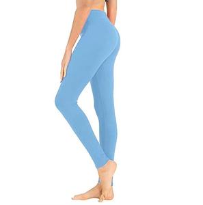 Pantalones deportivos transpirables informales sin costuras de cintura alta para mujer de alta calidad con bolsillo Invisible para entrenamiento en el gimnasio - Product Image 3