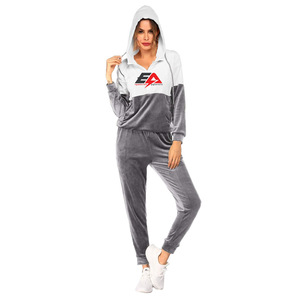 ชุดวอร์มสำหรับผู้หญิงชุดวอร์มสำหรับวิ่งพร้อม3D 2024พิมพ์โลโก้ตามสั่ง - Product Image 1