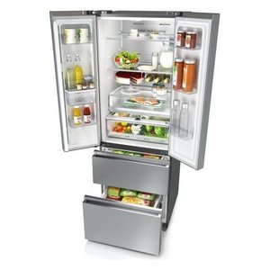 Electric French Door <b>Refrigerator</b> Freezer Water Dispenser Household Use 70.4x69.4x200cm Total No Frost Stainless Steel Four - Product Image 4