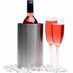 ถังแช่ไวน์สแตนเลสและถังน้ำแข็งสำหรับปาร์ตี้ถังแชมเปญดีไซน์โลหะมีสไตล์ - Product Image 5