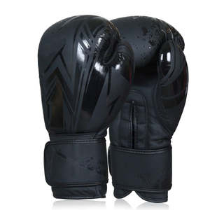 Guantes de entrenamiento profesional de alta calidad Guantes de boxeo de cuero PU personalizados con logotipo personalizado - Product Image 5