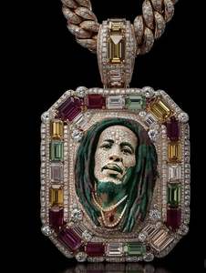 Stylish Custom Quartz Fashion Hip Hop Stainless Steel Rubber Band <b>Waterproof</b> 41mm Unisex Diamond <b>Watch</b> - Product Image 3