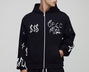 Sudaderas con capucha Pakistán Fabricantes Invierno Tallas grandes Hombres Peso pesado Personalizado con capucha Hombres Sudaderas con cremallera - Product Image 5