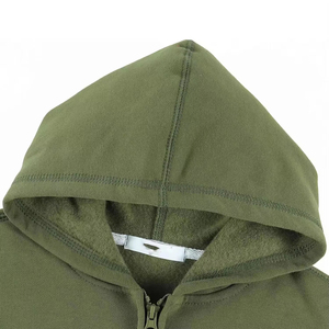 Sweat-shirt à capuche zippé pour homme en molleton de coton doux, idéal pour un usage quotidien - Product Image 4