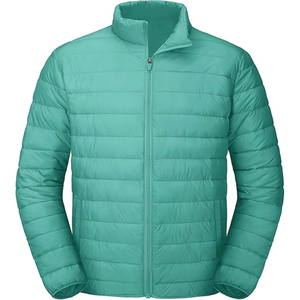 Chaqueta de Invierno Acolchada, Chaqueta Acolchada Brillante para Hombre, Chaqueta Cortavientos Personalizada - Product Image 1