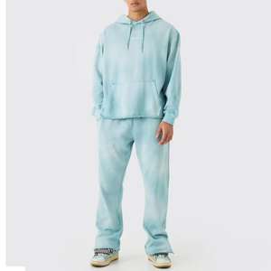 ชุดวอร์มโอเวอร์ไซส์น้ำหนักเบาใส่สบายสำหรับผู้ชายชุดวิ่งโอเวอร์ไซส์ผู้ชายชุดวอร์มโอเวอร์ไซส์ซักกรดสำหรับผู้ชาย - Product Image 1