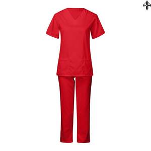 Uniformes médicos de hospital de alta calidad personalizados, uniformes médicos con cuello en V, conjuntos de uniformes de enfermería para mujeres con logotipo personalizado - Product Image 2