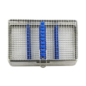 Caja de Almacenamiento de Instrumentos Dentales de Acero Inoxidable de Alta Calidad, con Malla de Microalambre, para Esterilización Manual, 10 Piezas, para Hospital - Product Image 2