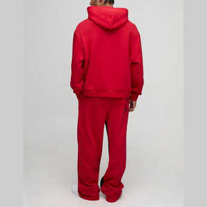 Ensemble de survêtement de sport respirant personnalisé pour hommes Costume de jogging 2 pièces personnalisé Tenue d'entraînement fitness en polyester - Product Image 3