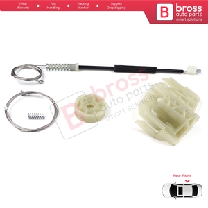 ชุดซ่อมมอเตอร์กระจกหน้าต่างด้านหลังขวา รุ่น BWR5448 สำหรับรถยนต์ซีรีส์ 5 F10 F18 F11 แบบ 4/5 ประตู ปี 2009-2017 รหัสอะไหล่ 51357182614 - Product Image 2
