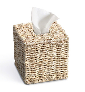 Boîte à mouchoirs en rotin tissée à la main écologique Organisateur décoratif pour hôtels, restaurants ou espaces de vie - Product Image 4