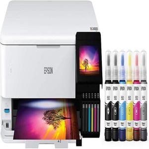 Impresora multifunción Epson EcoTank Photo ET 8550 inalámbrica de formato ancho a color, completamente nueva, con escáner y copiadora. - Product Image 1