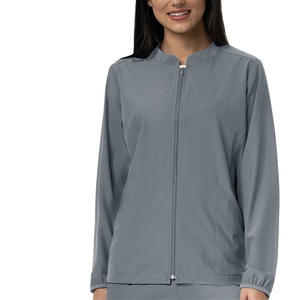 Women's <b>Scrub</b> Jacket <b>Hospital</b> <b>Scrubs</b> Unisex Comfortable Zipper Nursing Jacket Medical Jackets Summer Winter <b>Hospital</b> <b>Scrubs</b> - Product Image 4