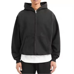 Sweat-shirts pour hommes de haute qualité 500 GSM, personnalisés, nouvelle tendance, fermeture éclair, poche kangourou pour hommes - Product Image 4
