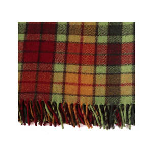Manta de tartán de lana de otoño Buchanan de tamaño completo del fabricante indio - Product Image 1