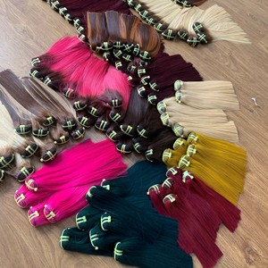 Venta caliente de alta calidad 100% vietnamita Virgen Remy Extensiones de cabello humano crudo 30 pulgadas Paquetes de trama de piel de alto grado - Product Image 5