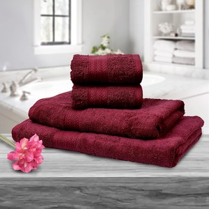 Serviette de toilette multicolore teinte unie, Serviette de bain en coton teint uni, Serviettes assorties teintes unies, Vente en gros - Product Image 5