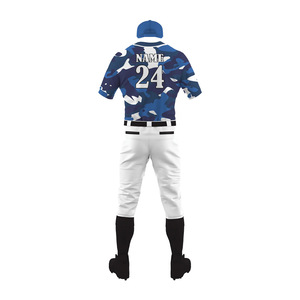 Ensembles d'uniformes légers de baseball et de softball de meilleure qualité pour hommes et femmes Logo personnalisé imprimé Concevez votre propre uniforme - Product Image 3