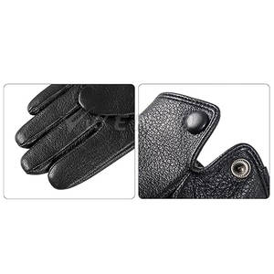 Genuine Leather <b>Touch</b> <b>Screen</b> <b>Gloves</b> <b>Men</b> Warm Comfortable Daily Wear <b>for</b> Cold Weather Travel Work and Outdoor Use - Product Image 6