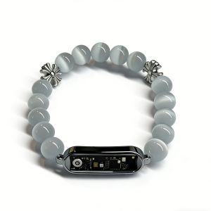 BQ2 สร้อยข้อมืออัจฉริยะแบบสปอร์ต สายโลหะผสม IP68 กันน้ำ นับก้าว วัดอัตราการเต้นของหัวใจ ติดตามการนอนหลับ ไม่มีหน้าจอแสดงผล แฟชั่นสำหรับทุกเพศ - Product Image 6