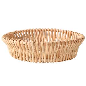 Bol de service en rotin tissé à la main robuste idéal pour les espaces de restauration à la maison de style côtier ou bohème - Product Image 3