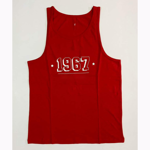 Camiseta sin Mangas Deportiva para Hombre, Personalizable con Logotipo OEM, de Alta Calidad, en Blanco y Negro, de Algodón, Secado Rápido, Transpirable y Ecológica - Product Image 1