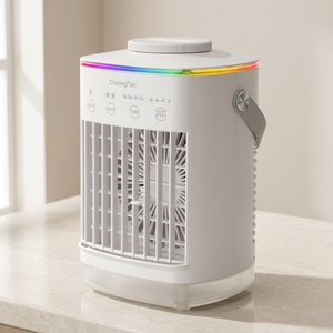 Mini-refroidisseur d'air électrique avec réservoir d'eau et humidificateur - Product Image 1