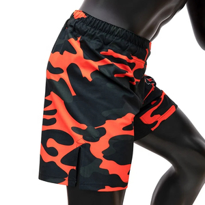 Pantalones cortos BJJ MMA con estampado de camuflaje personalizado de calidad superior para hombres pantalones cortos de boxeo profesionales de Kickboxing Fighting Muay Thai para adultos - Product Image 3