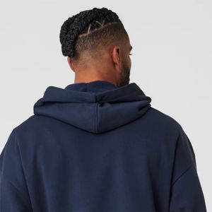 เสื้อฮู้ดสวมหัวผู้ชายสำหรับฤดูหนาว, เสื้อฟลีซหนาพิเศษให้ความอบอุ่นสูงสุดลวดลายทึบน้ำหนักเบา XS - Product Image 5