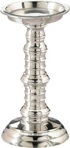 Handmade Shiny Nickel Plated Silver Square Metal <b>Candle</b> Stand Holder Custom New Design for Home Decoration - Product Image 3