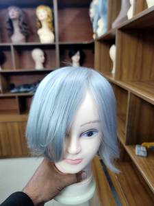 Cabello humano natural 100% de buena calidad, pelucas con cierre de encaje recto de grado 12A para mujeres/hombres, Cabello en stock de Bangladesh - Product Image 5