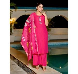 Meilleur ensemble Kurti Vetican avec Dupatta pour tenue ethnique festive pour mariage, Eid et fête, mode - Product Image 4