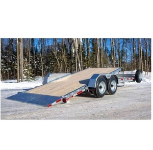 À vendre : Remorque à plateau inclinable à chargement par gravité, avec essieux de 7000 lb, châssis robuste et plancher en bois traité. - Product Image 6