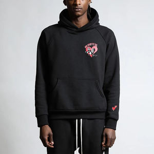 Sweat à capuche en molleton de coton épais unisexe sérigraphié de logo personnalisé Sweat à capuche respirant à séchage rapide pour hommes vêtements brodés personnalisés - Product Image 1